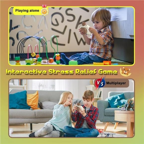 Push Pop Game It Fidget Toys Pro for Kids, Handheld Puzzle Game,Bear Green Light - Picture 4 of 6